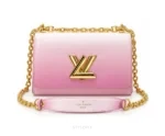 Louis Vuitton Twist MM Pink Shoulder Bag with Original Double Box Packaging Shoulder Bag - LV First Copy Bag