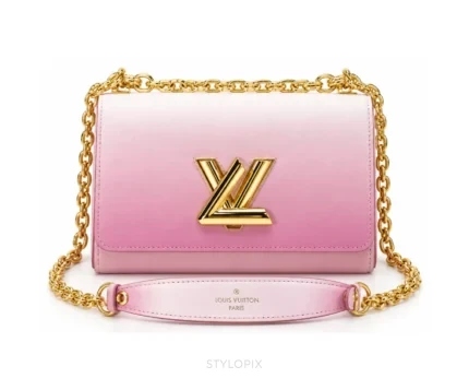 Louis Vuitton Twist MM Pink Shoulder Bag with Original Double Box Packaging Shoulder Bag - LV First Copy Bag