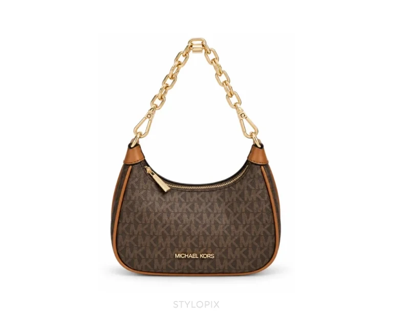 Michael Kors CB Cora 100822 Brown Mini Zip Pochette Signature Sling Bag Original Dust Cover & Carry Bag - Michael Kors First Copy Bags