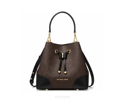 Michael Kors Bucket Coffee Black Bucket Bag With Dust Cover & Carry Bag - Michael Kors First Copy Bags