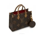 Louis Vuitton Onthego Brown Tote Bag Monogram Empreinte Leather Bag With Double Box - LV First Copy Bag