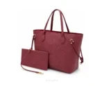 Louis Vuitton Neverfull Monogram Empreinte Brown Tote Bag With Original Double Box & Dust Cover - LV First Copy Bag