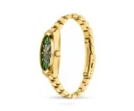 Citizen Open Heart With Green Dial And Golden Metal Strap Skeleton Automatic - Citizen First Copy Watches