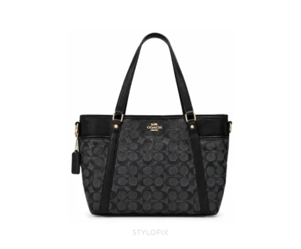 Coach Baby Bag 8328 Black Shoulder Bag With Original Dust Cover, Tags & Cards - Coach First Copy Bags