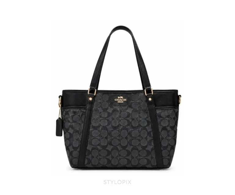 Coach Baby Bag 8328 Black Shoulder Bag With Original Dust Cover, Tags & Cards - Coach First Copy Bags