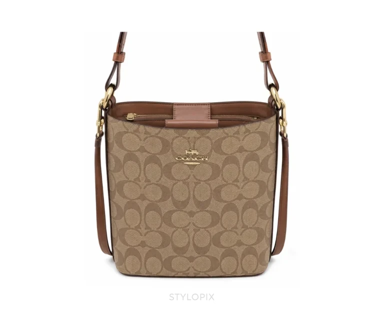 Coach Signature Bucket Bag Beige - Coach First Copy Bags