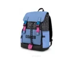 Coach Rivington Color Block Backpack Black Blue Black With Dust Cover - Coach First Copy Bags
