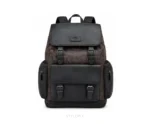 Coach Unisex Rivington Backpack Bag Coffee Black Sprint Leather With Dust Bag - Coach First Copy Bags