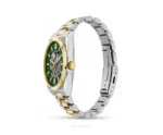 Citizen Open heart Green Dial With Double Tone Metal Strap Skeleton Automatic - Citizen First Copy Watches