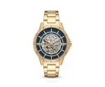 Armani Exchange Open Heart Blue Dial Skeleton Automatic - Armani Exchange First Copy Watches