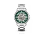 Armani Exchange Open Heart Green Dial Skeleton Automatic - Armani Exchange First Copy Watches