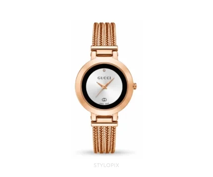 Gucci Round Dial With Bracelet Chain Quartz - Gucci First Copy Watches