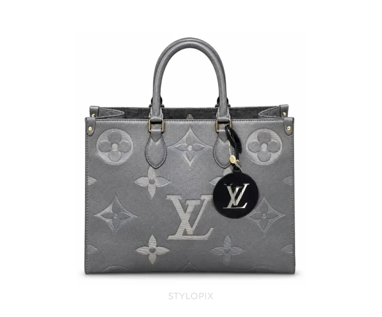 Louis Vuitton OnTheGo MM Medium Gray Shoulder Tote Bag With Dust Cover - LV First Copy Bag