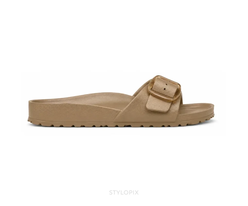 Birkenstock Khaki Brown Eva Madrid Slides - Birkenstock First Copy