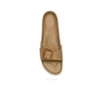 Birkenstock Khaki Brown Eva Madrid Slides - Birkenstock First Copy